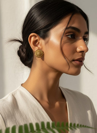 Golden Chakra Earrings